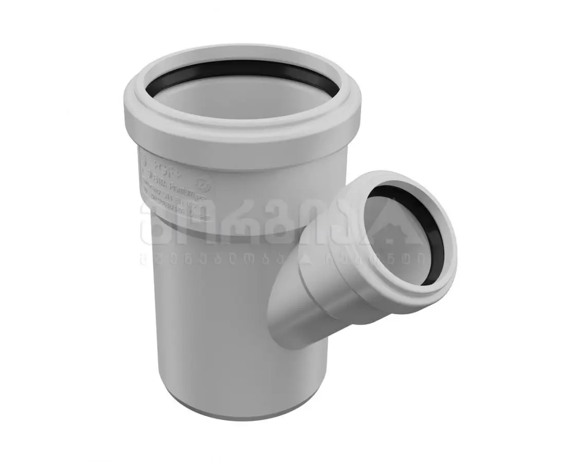 სამკაპი Ø 110x110x45 SILENTA 3APP ლურჯი +GF+ — საკანალიზაციო მილი